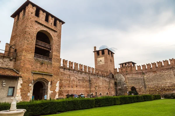 Castle Castelvecchioin Verona, Italy — Stock Photo, Image