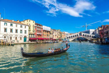 gondol Venedik rialto Köprüsü