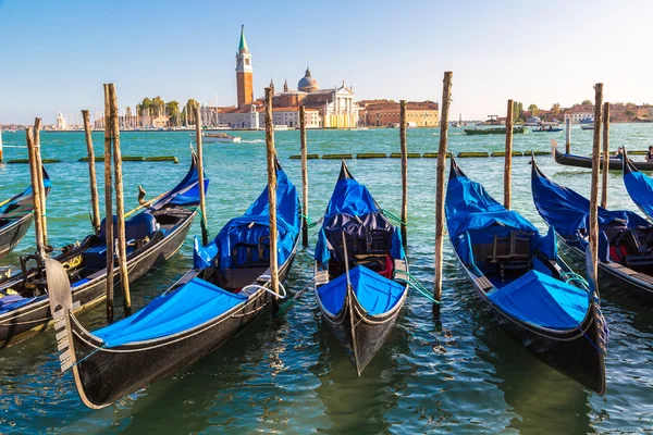 Gondels in Venetië, Italië — Stockfoto