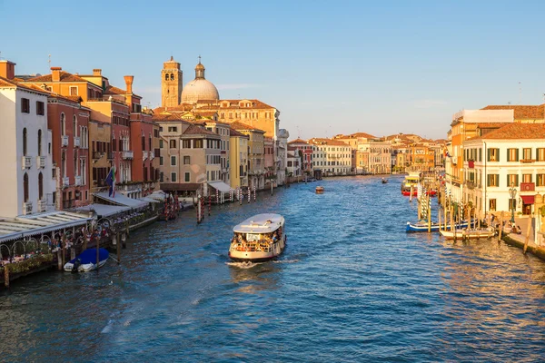Большой канал в Венеции, Италия — стоковое фото