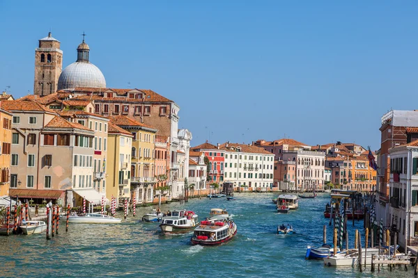 Canal Grande en Venecia, Italia — Foto de Stock