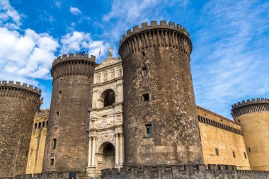 Castle  Maschio Angioino in Naples clipart