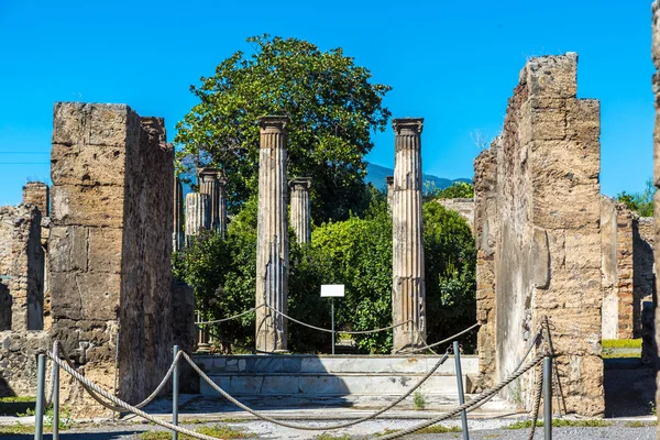 Zerstörte Stadt Pompeji in Italien — Stockfoto