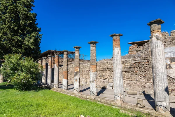 Förstörde Pompeii stad i Italien — Stockfoto