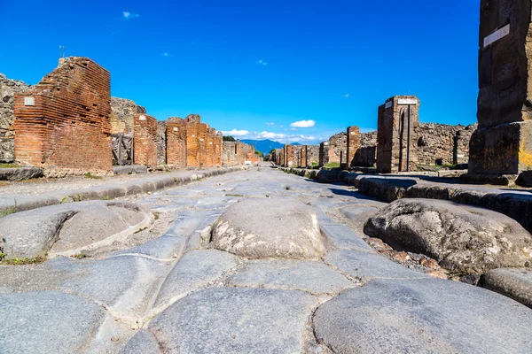 Zničil město Pompeje v Itálii — Stock fotografie