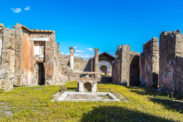 Zerstörte Stadt Pompeji in Italien — Stockfoto