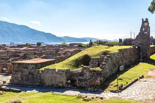 Destruida la ciudad de Pompeya en Italia — Foto de Stock