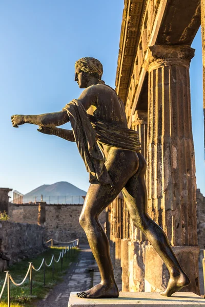 Zničil město Pompeje v Itálii — Stock fotografie