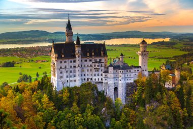 Almanya 'daki Neuschwanstein kalesi