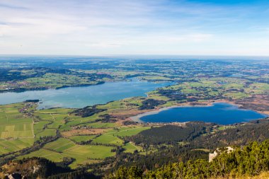 Neuschwanstein yanında yeşil alanları