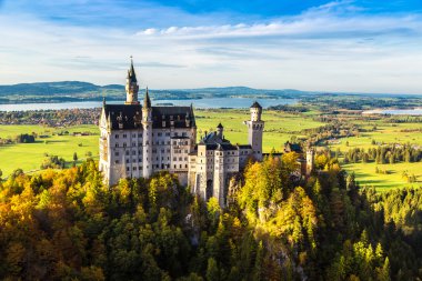 Almanya 'daki Neuschwanstein kalesi