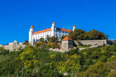 Bratislava, Slovakya 'daki ortaçağ kalesi