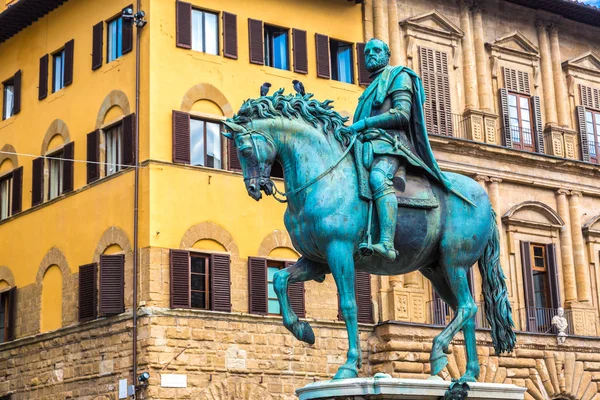 Estátua de Cosme I de Médici em Florença — Fotografia de Stock