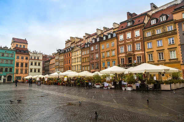 Staré město sqare ve Varšavě — Stock fotografie