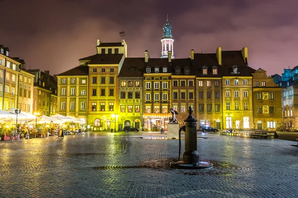 Casco antiguo en Varsovia — Foto de Stock