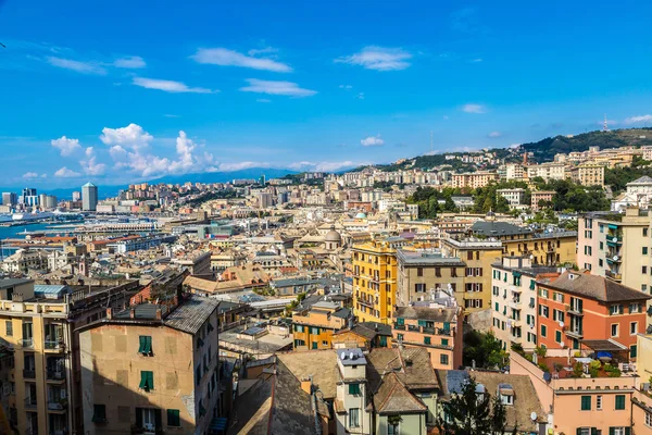 Hafen von Genua in Italien — Stockfoto