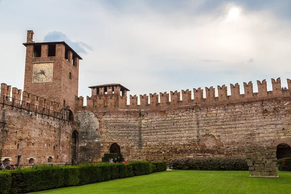 Castelvecchio Veronában, Olaszországban — Stock Fotó