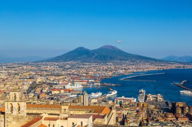 Napoli ve İtalya Vezüv Yanardağı