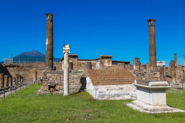 Pompeia cidade destruída em 79BC — Fotografia de Stock