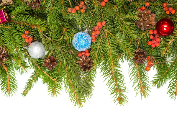 Weihnachtlicher Hintergrund. Rahmenwerk für Vorabend — Stockfoto