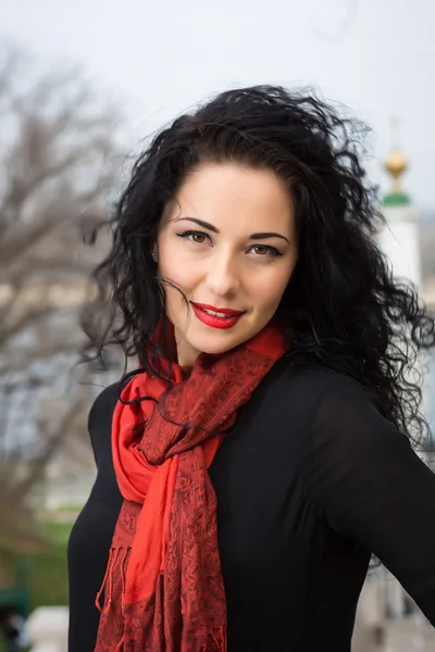 Young Smiling Beautiful Woman — Stock Photo, Image