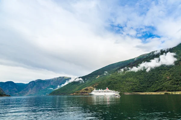 Θέα στο sognefjord στη Νορβηγία — Φωτογραφία Αρχείου