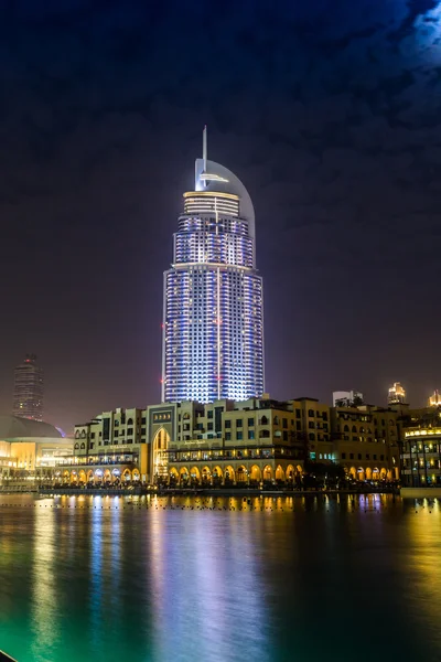 Endereço Hotel no centro de Dubai — Fotografia de Stock