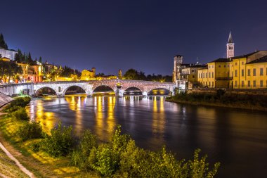 Köprü Verona, İtalya,