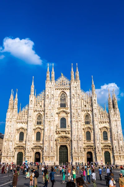 Milánská katedrála Duomo — Stock fotografie