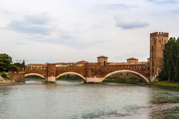 Bridge in Verona, Italy, — Stock Photo, Image