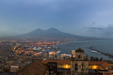 Napoli ve İtalya Vezüv Yanardağı