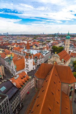 Münih 'in hava manzarası