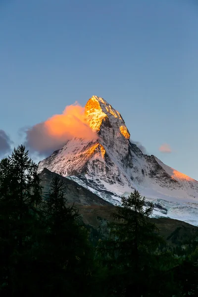Matterhorn in Zwitserse Alpen — Stockfoto
