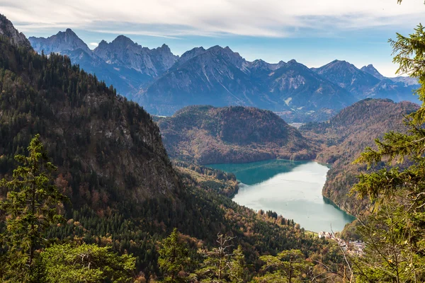 Alpes e lagos em Alemania — Fotografia de Stock