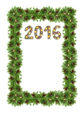 Noel kartı ile bir Noel süs