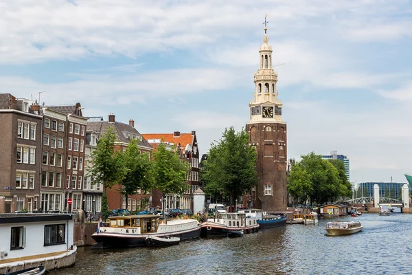 Coin Tower (Munttoren) in Amsterdam — Stock Photo, Image