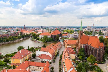 Wroclaw 'ın hava görünümü