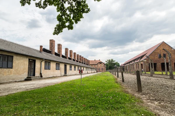 Στρατόπεδο συγκέντρωσης auschwitz — Φωτογραφία Αρχείου