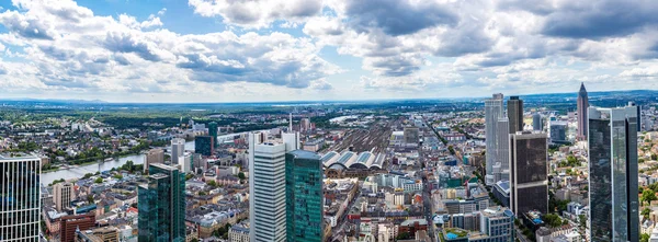 Districtul financiar din Frankfurt — Fotografie, imagine de stoc