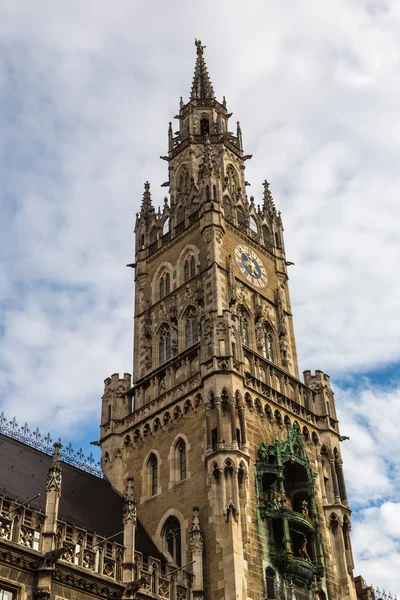 Marienplatz town hall in Munich — Stock Photo, Image