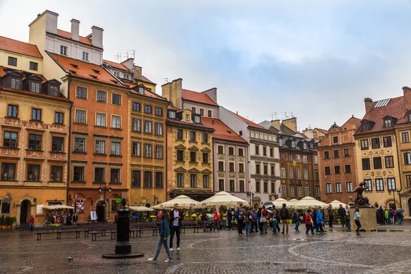 Staré město sqare ve Varšavě — Stock fotografie