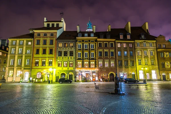 Staré město sqare ve Varšavě — Stock fotografie