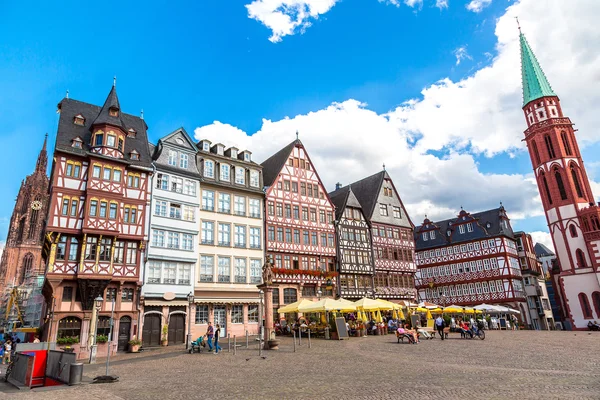 Frankfurt eski binalar — Stok fotoğraf