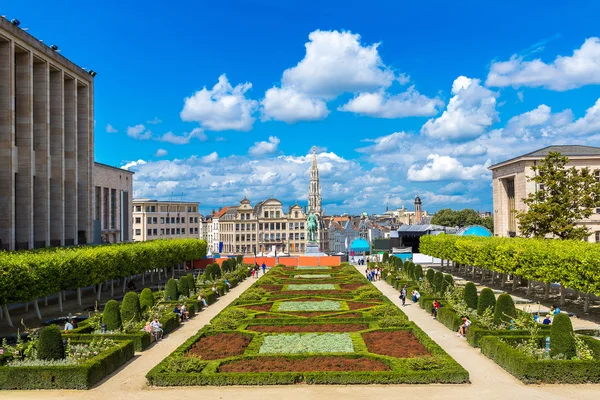 Cityscape of Brussels in summer day — Stock Photo, Image