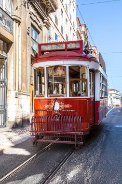 Şehir Merkezi Lizbon Vintage tramvay