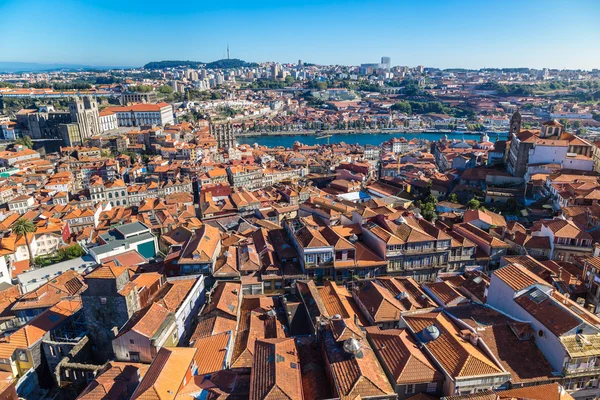 Portekiz 'deki Porto' nun hava görüntüsü — Stok fotoğraf