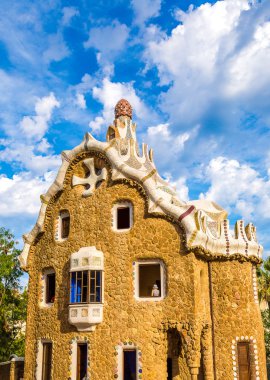 Barselona, İspanya 'da Park Guell