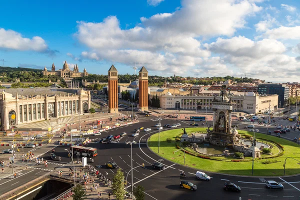 Vista del centro de Barcelona — Foto de Stock