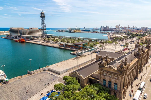 Port vell in barcelona, Spanje — Stockfoto