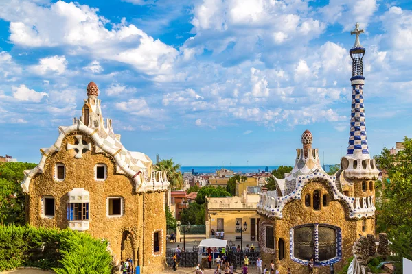 Park Guell w Barcelonie, Hiszpania — Zdjęcie stockowe